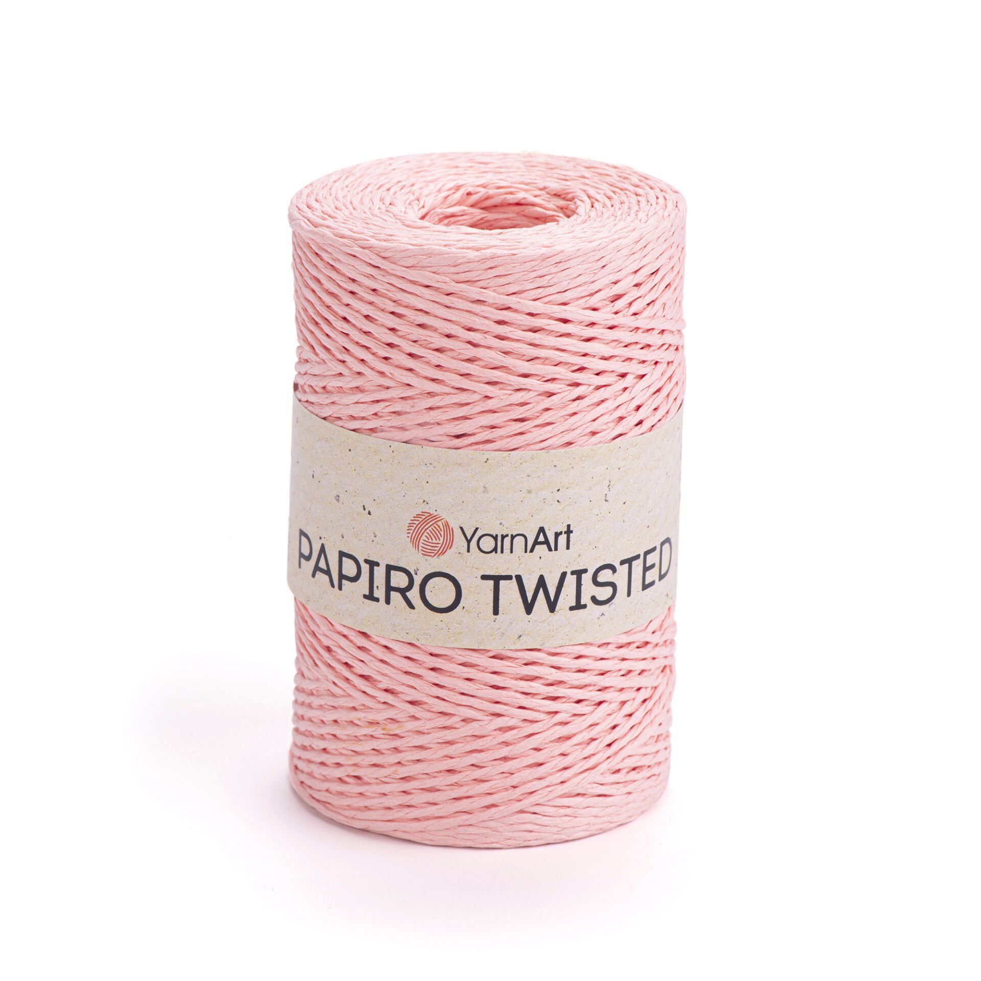 YARNART PAPIRO TWISTED - PAPER RAFFIA PINKISH ORANGE - 1306