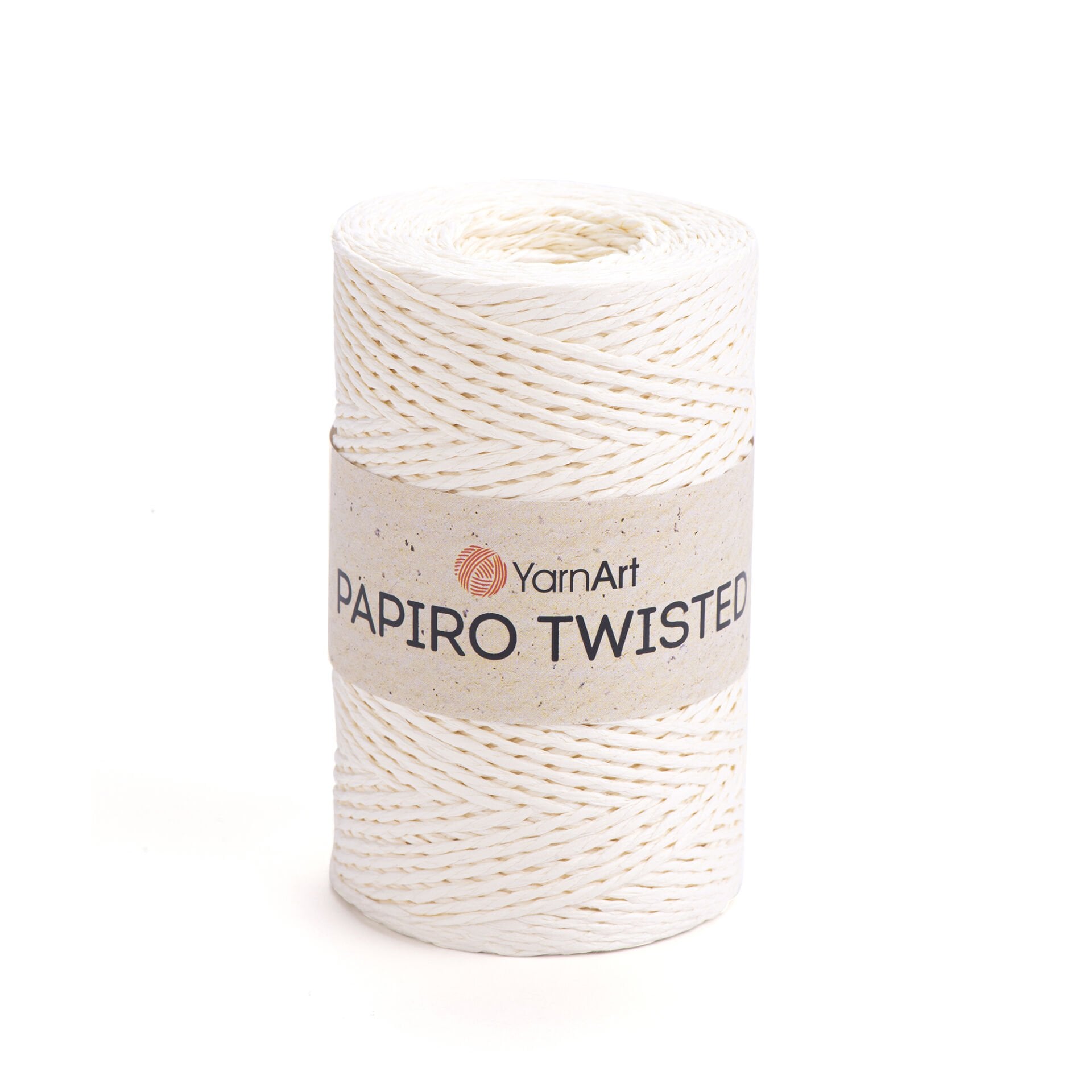 YARNART PAPIRO TWISTED - PAPER RAFFIA CREAM - 1307