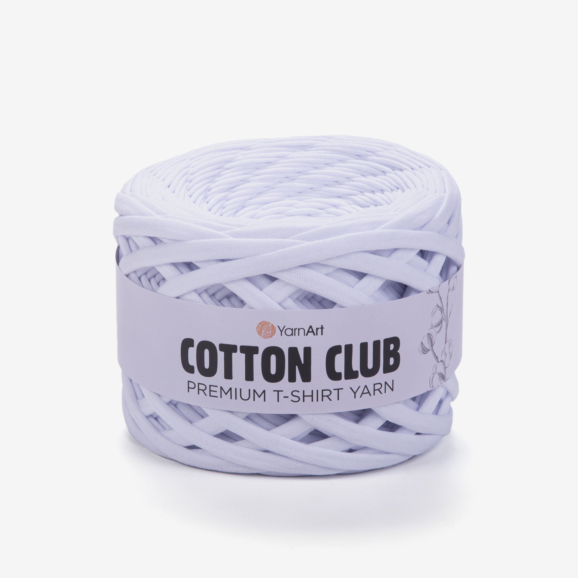 YARNART COTTON CLUB - PREMIUM T-SHIRT YARN SNOW WHITE - 7350