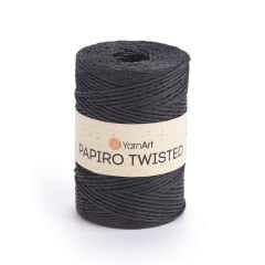 YARNART PAPIRO TWISTED - PAPER RAFFIA BLACK - 1309