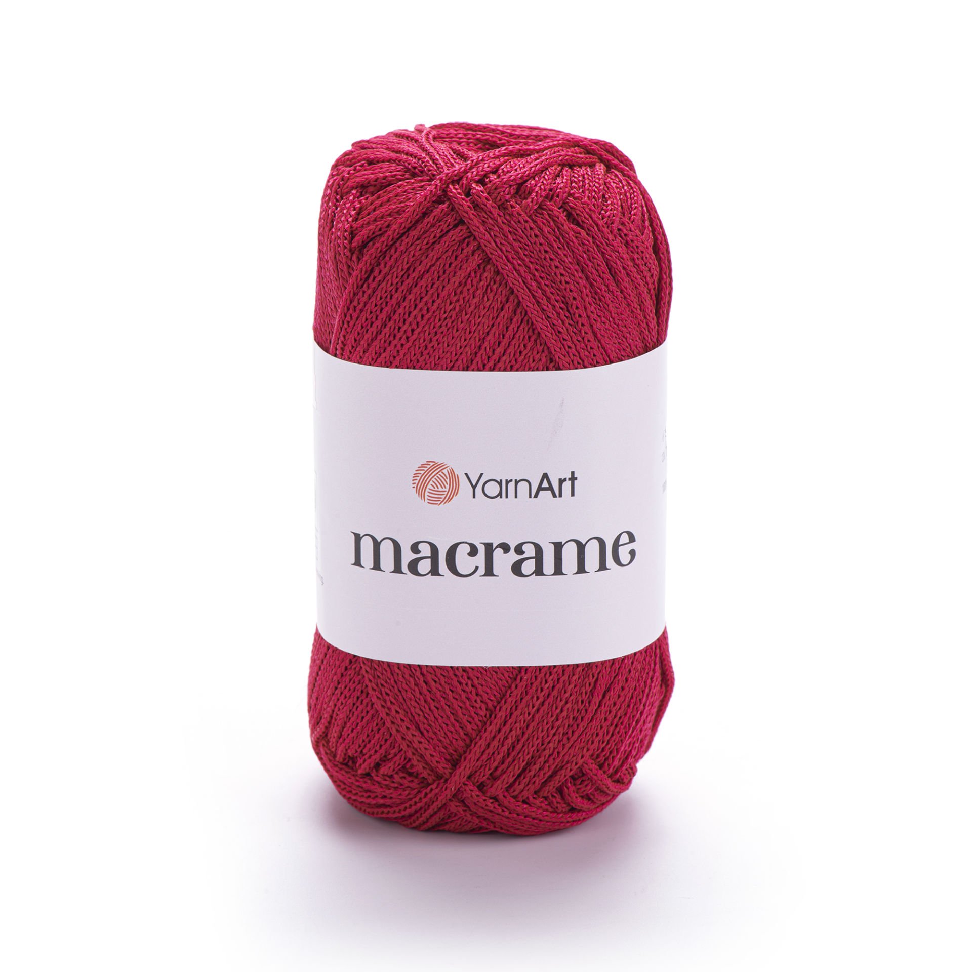 YARNART MACRAME - MACRAME CORD DARK RED - 143