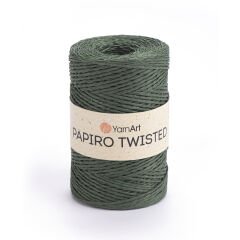 YARNART PAPIRO TWISTED - PAPER RAFFIA GREEN - 1312