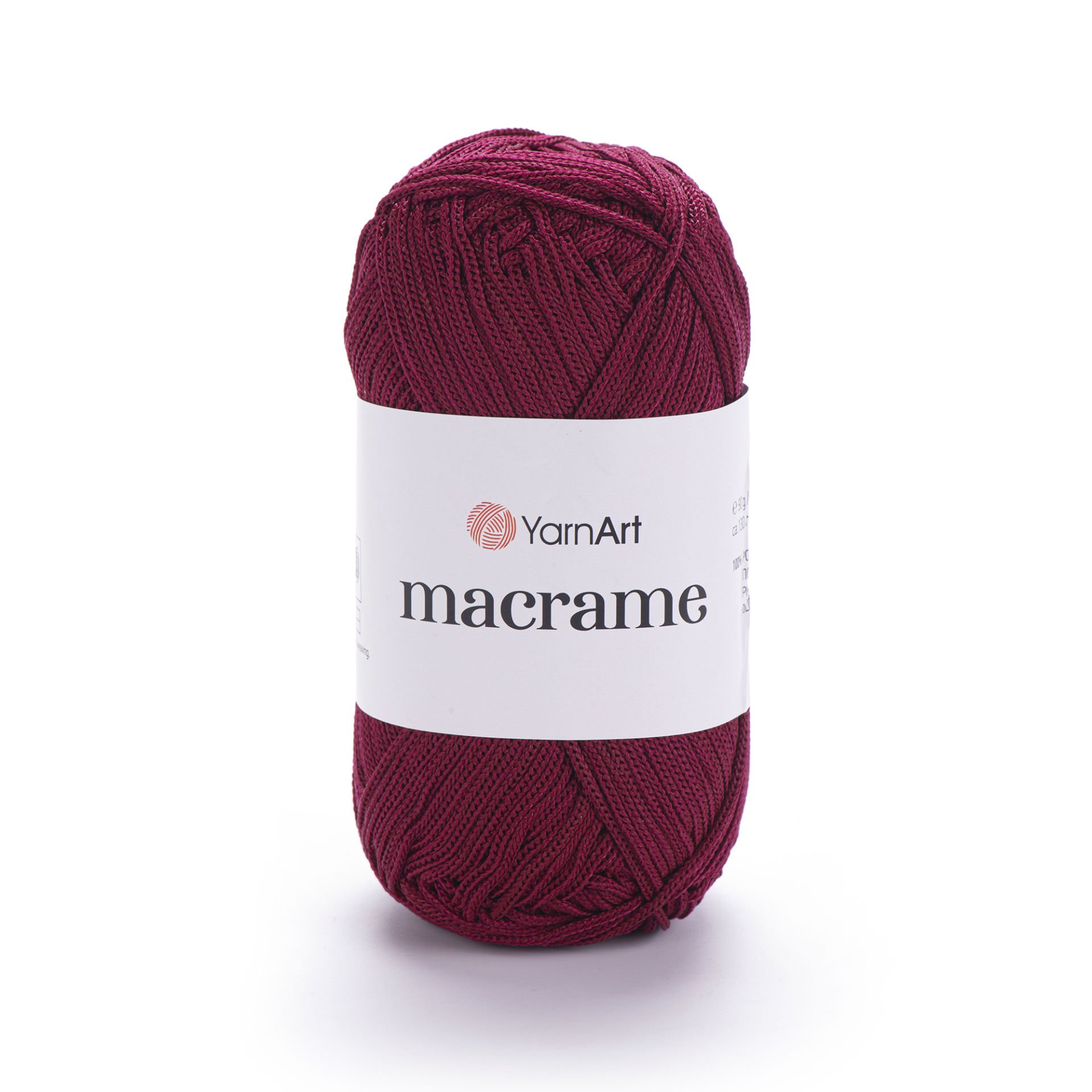 YARNART MACRAME - MACRAME CORD CHERRY RED - 145