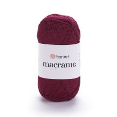YARNART MACRAME - MACRAME CORD CHERRY RED - 145
