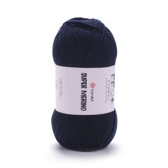 YARNART SUPER MERINO - KNITTING YARN NAVY - 148