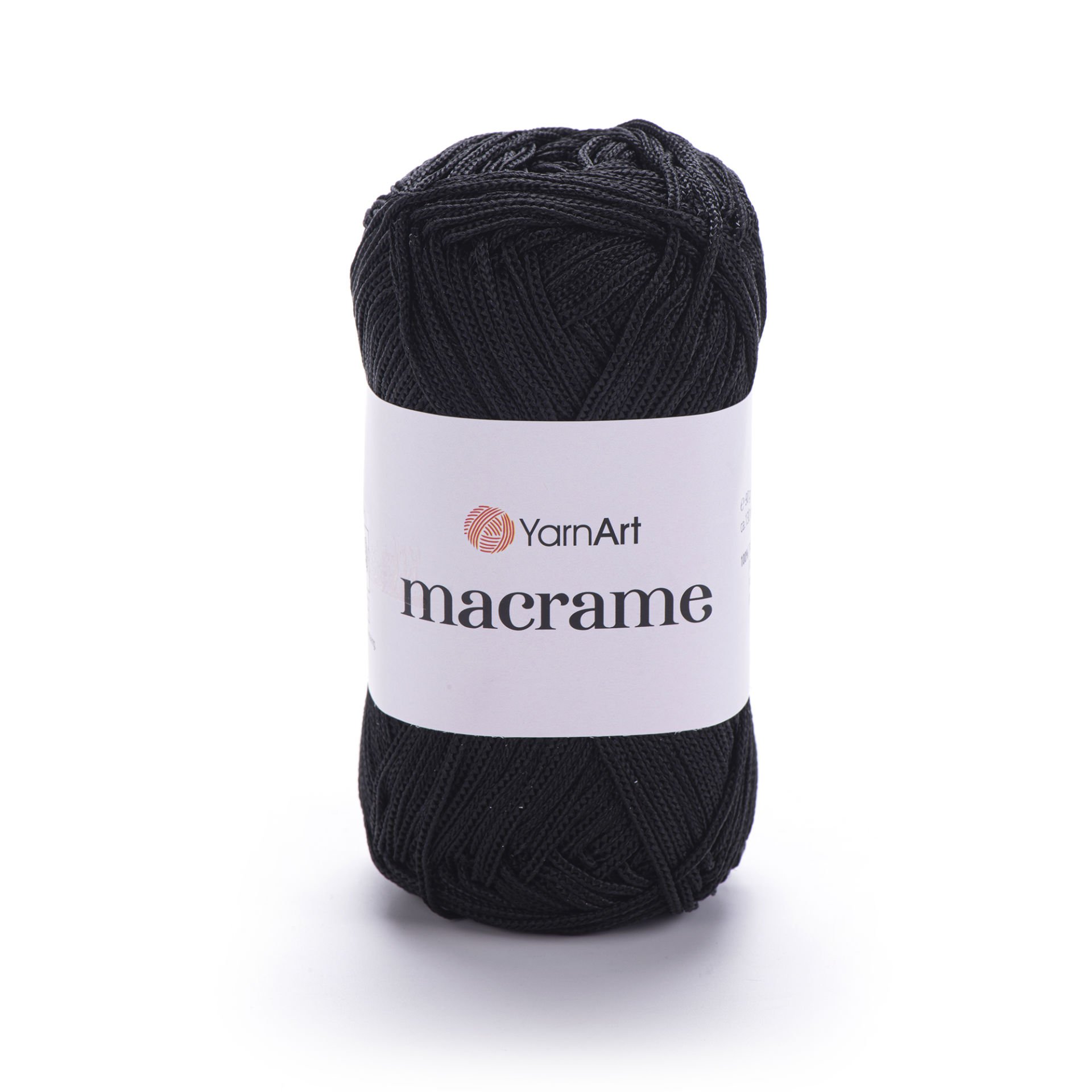YARNART MACRAME - MACRAME CORD BLACK - 148