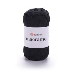 YARNART MACRAME - MACRAME CORD BLACK - 148