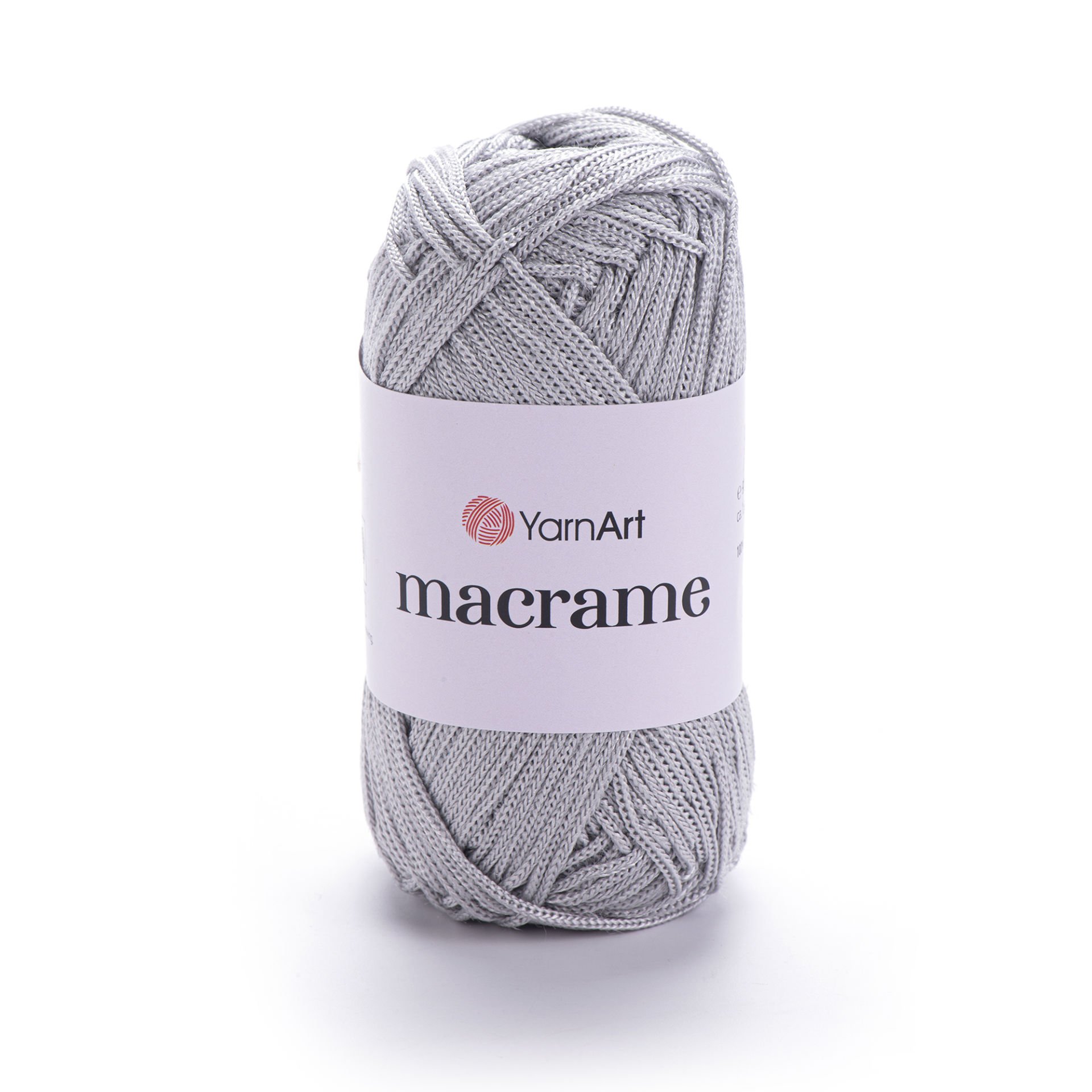 YARNART MACRAME - MACRAME CORD LIGHT GREY - 149