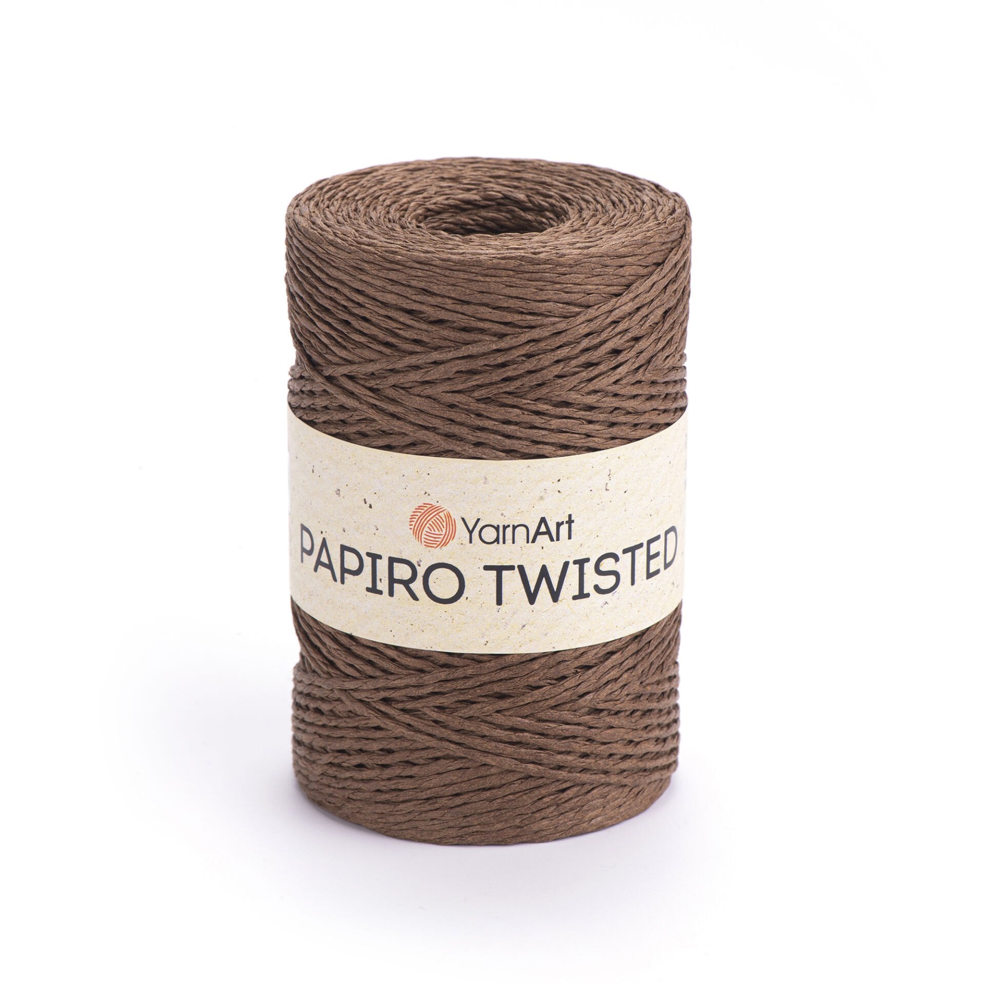 YARNART PAPIRO TWISTED - PAPER RAFFIA BROWN - 1316