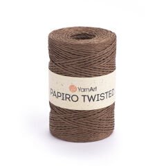 YARNART PAPIRO TWISTED - PAPER RAFFIA BROWN - 1316