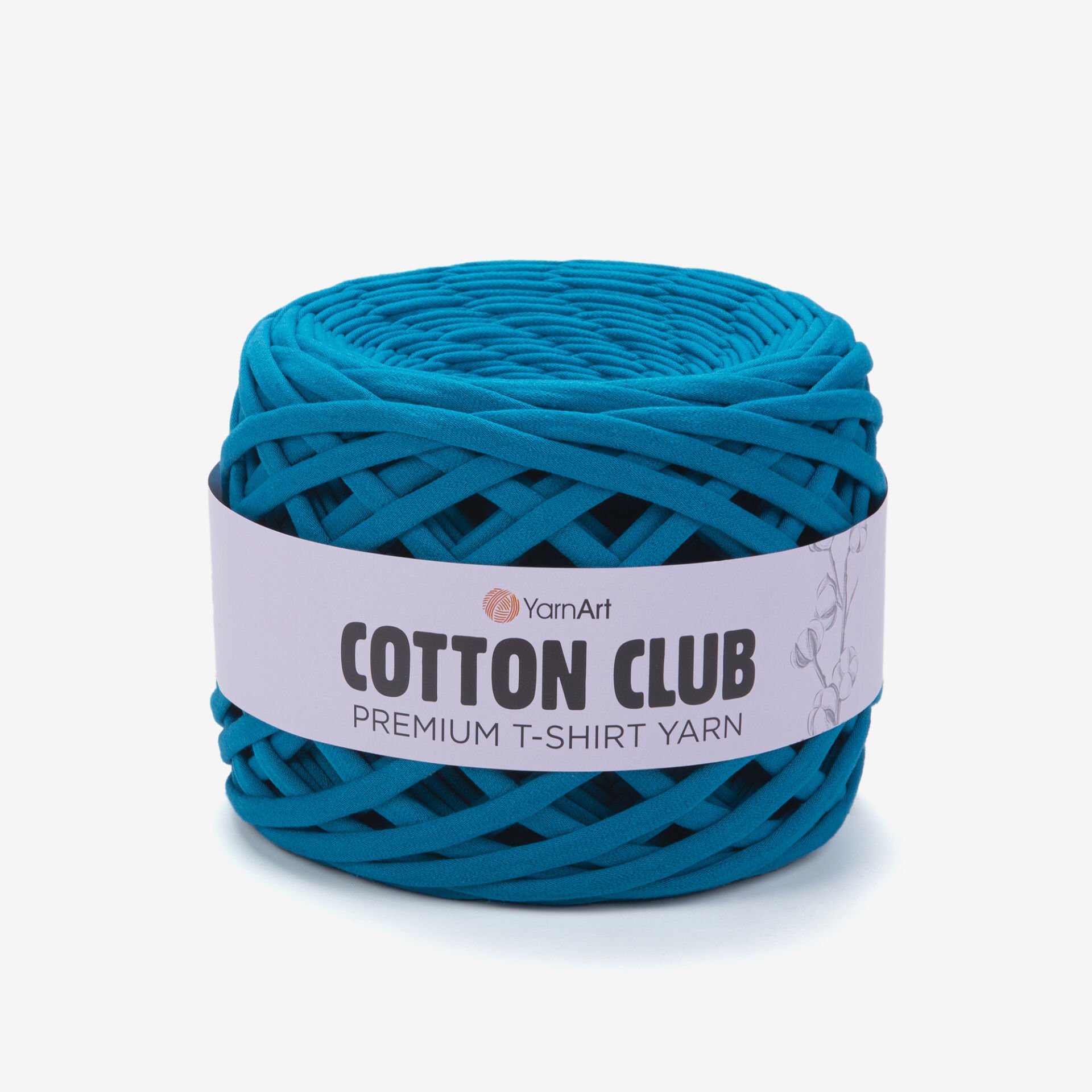 YARNART COTTON CLUB - PREMIUM T-SHIRT YARN PETROL GREEN - 7360